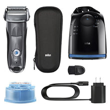 Load image into Gallery viewer, Braun Electric Razor for Men, Series 7 7865cc Electric Foil Shaver With Precision Beard Trimmer, Rechargeable, Wet & Dry, Clean & Charge Station & Travel Case