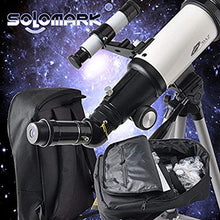 Load image into Gallery viewer, Telescope for Kids 70mm Apeture Travel Scope 400mm AZ Mount - Good Partner to View Moon and Planet - Good Travel Telescope with Backpack for Kids and Beginners