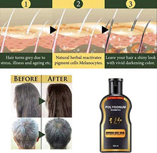 Load image into Gallery viewer, Natural Hair Darkening Shampoo and Conditioner,Organic Hair Darkening Shampoo Bar,Volumizing & Moisturizing,Black Hair Shampoo for Women Men Grey Hair-200ML