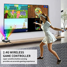 Load image into Gallery viewer, YRPRSODF Double Dance Mat for Kids and Adults, HDMI Electronic Dancing Pad with Games, Music, Fitness Video,3D Somatosensory& Cartoon Mode, and 2.4G Wireless Handle, for TV/ PC, Gift for Boys & Girls