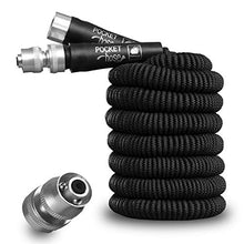 Load image into Gallery viewer, Pocket Hose Original Silver Bullet Water Hose by BulbHead - Expandable Garden Hose That Grows with Lead-Free Aluminum Connectors - Safe Drinking Water Hose (100 Feet)