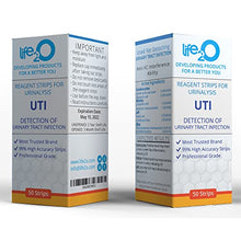 Load image into Gallery viewer, Complete 4-in-1 Urinary Tract Infection Test Strips 50ct, Urine Test Strips for Women, Leukocytes, Nitrite, pH and BLO Testing at Home, Medical Grade High Precision, Test Kit for UTI Treatment