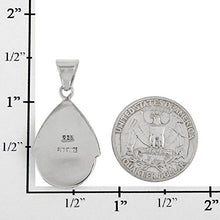 Load image into Gallery viewer, Turquoise Pendant Necklace in Sterling Silver 925