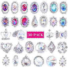 Load image into Gallery viewer, Selizo 3168pcs Rhinestones Nail Crystals Rhinestones with 30pcs Nail Metal Gems Jewels Stones for 3D Nails Art Decoration Nail Art Supplies