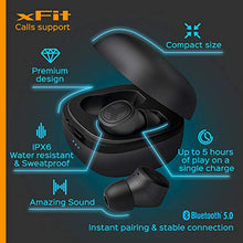 Load image into Gallery viewer, TREBLAB xFit - Truly Wireless Earbuds of 2019 - True HD Sound Bluetooth 5.0 - Super Light, Premium Design, Best Sports Headphones for Workout & Running, Waterproof IPX6, Noise Cancelling (Renewed)