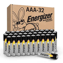 Load image into Gallery viewer, Energizer Alkaline Power AAA Batteries (32 Pack), Long-Lasting Triple A Batteries