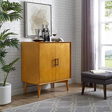 Load image into Gallery viewer, Crosley Furniture Landon Mid-Century Modern Bar Cabinet, Acorn