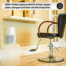 Load image into Gallery viewer, Instant Air Purifier, Helps remove 99.9% of viruses (COVID-19), bacteria, allergens, smoke; advanced 3-in-1 HEPA-13 filtration with plasma ion technology, Small Room (AP100), Pearl