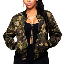 Load image into Gallery viewer, Women's Denim Jacket Long Sleeve Classic Distressed pocket Jeans Coat Denim Trucker Jackets
