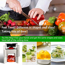 Load image into Gallery viewer, Vegetable Chopper, Fun Life 4 in-1 Food Chopper Cutter Slicer Dicer, Manual Veggie Slicer For Cutter, Dicer, Spiralizer For Onion, Garlic, Cabbage, Carrot, Potato, Tomato, Fruit, Salad