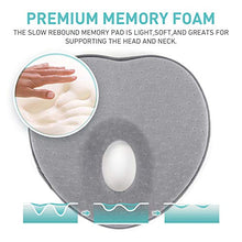 Load image into Gallery viewer, Baby Pillow for Newborn Infant(0-12months),Flat Head Prevention 3D Memory Foam Can Support Head & Neck Pillow,Head Shaping Pillow,Heart Shaped