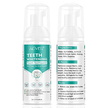 Load image into Gallery viewer, 2Pcs Toothpaste Whitening Foam,Citrus Baking Soda Toothpaste,Ultra-fine Mousse Foam Deeply Cleaning Gums,Stain Removal,Easy to Use, Oral Care-Toothpaste Replacement Natural Mouth Wash Water (2 x 60ml)