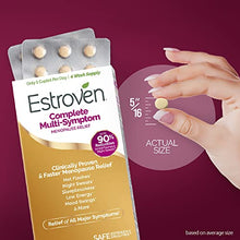 Load image into Gallery viewer, Estroven Complete Multi-Symptom Menopause Relief, Safe, Effective and Drug Free, Clinically Shown to Relieve Multiple Menopause Symptoms*, Reduces Hot Flashes and Night Sweats*, One Per Day, 28 Count