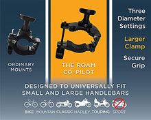Load image into Gallery viewer, Roam Universal Premium Bike Phone Mount for Motorcycle - Bike Handlebars, Adjustable, Fits iPhone 11, X, XR, 8 | 8 Plus, 7 | 7 Plus, 6s Plus | Galaxy, S10, S9, S8, Holds Phones Up to 3.5" Wide
