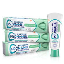 Load image into Gallery viewer, Sensodyne Pronamel Daily Protection Enamel Toothpaste for Sensitive Teeth, to Reharden and Strengthen Enamel, Mint Essence - 4 Ounces (Pack of 3)