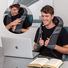 Load image into Gallery viewer, Massagers for Neck and Back with Heat - Deep Tissue 3D Kneading Pillow, Electric Shiatsu Back Neck and Shoulder Massage, Shoulders, Foot, Legs,Body - Relieve Muscle Pain - Office, Home & Car