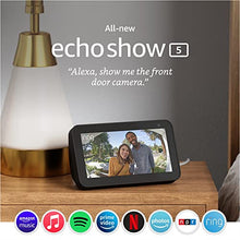 Load image into Gallery viewer, Echo Show 5 (2nd Gen, 2021 release) | Smart display with Alexa and 2 MP camera | Charcoal
