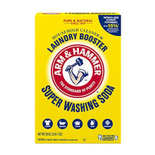 Load image into Gallery viewer, Arm & Hammer Super Washing Soda Detergent Booster & Household Cleaner, 55oz.
