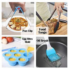 Load image into Gallery viewer, Square Air Fryer Accessories 11 pcs with Recipe Cookbook Compatible for Philips Air Fryer, COSORI and other Square AirFryers and Oven, Deluxe Deep Fryer Accessories Set of 12-8 inch