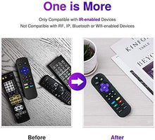 Load image into Gallery viewer, Universal Remote Control for Xbox One, Xbox One S & Xbox One X,Standard IR Remote Control with 7 More Learning Keys to Control TV, Soundbar Receiver All in one (Black)