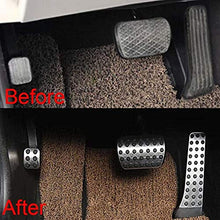 Load image into Gallery viewer, Yokkfine for Mercedes Benz C/E/S/GLK/SLK/CLS/Sl Class Foot Pedal Pads Covers Set Non-Slip Performance Aluminum Auto Accelerator Brake Pedal Car Accessories - Silver(A Set of 3