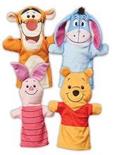 Load image into Gallery viewer, Melissa & Doug Disney Winnie the Pooh Soft & Cuddly Hand Puppets - Winnie The Pooh Toys, Soft Hand Puppets For Kids Ages 2+