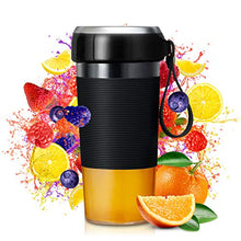 Load image into Gallery viewer, Smoothie Blender, Portable Blender with Magnetic Charging, Blender for Shakes and Smoothies with 301 Stainless Steel Blade, BPA Free, 12oz for Home, Office, Sports, Travel, Outdoors