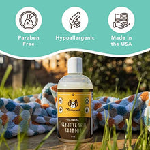 Load image into Gallery viewer, Natural Dog Company Skin & Coat Chews (90-pcs) Bundle with Sensitive Skin Oatmeal Shampoo (12 oz) | Daily Supplement with Sensitive Skin Shampoo | Gentle Cleaning for Healthier Skin and Coats