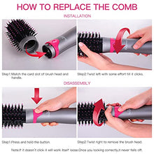 Load image into Gallery viewer, Brightup Hair Dryer Brush, Blow Dryer Brush, Hair Dryer & Volumizer Styler Hot Air Brush, Negative Ionic Electric Hair Dryer & Curler Straightener Brush, Detachable Brush & Interchangeable Brush Head
