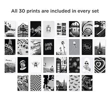 Load image into Gallery viewer, Haus and Hues Black and White Wall Decor Photo Collage Kit - Aesthetic Wall Collage Kit | Photo Collage Kit For Wall Aesthetic Teen Room Decor | Aesthetic Pictures for Wall Collage | 4" x 6"