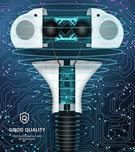 Load image into Gallery viewer, VIKTOR JURGEN Handheld Back Massager - Double Head Electric Full Body Massager - Deep Tissue Percussion Massage for Muscles, Head, Neck, Shoulder, Back, Leg, Foot -Best Gifts for Women/Men