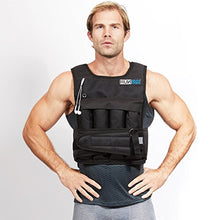Load image into Gallery viewer, RUNmax rf20nop Run Fast 12lb-140lb Weighted Vest (without Shoulder Pads, 20lb),Black