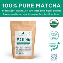 Load image into Gallery viewer, Jade Leaf Organic Matcha Green Tea Powder - Authentic Japanese Origin - Premium First Harvest Ceremonial Grade (1 Pound)