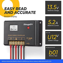 Load image into Gallery viewer, BougeRV 200 Watts Solar Kit, with 2 Pieces of 100W Solar Panels, 1Pair Parallel Solar Connectors, 12AWG 20Ft Solar Extension Cables, 30A PWM Negative Ground Solar Charge Controller, RV Solar Kit