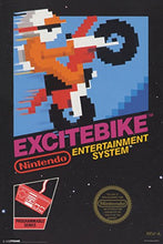 Load image into Gallery viewer, Pyramid America Excitebike Nintendo NES Motorcross Motor Cycle Racing Video Game Cover Box Cool Wall Decor Art Print Poster 12x18