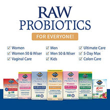 Load image into Gallery viewer, Garden of Life RAW Probiotics Colon Care Shelf Stable - 50 Billion CFU Guaranteed Through Expiration - Once Daily - Certified Non-GMO & Gluten Free - No Refrigeration, 30 Vegetarian Capsules