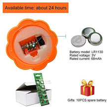 Load image into Gallery viewer, Halloween Pumpkin Lights Flameless Candles - Luminicious Flickering, Operated LED Pumpkin Light for Holiday Theme Parties Decor - 12 Pack