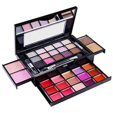 Load image into Gallery viewer, SHANY Fierce & Flawless All-in-One Makeup Set Compact with Mirror, 15 Eye Shadows, 2 Bronzers, 2 Blushes and 15 Lip/Eye Glosses - Applicators Included