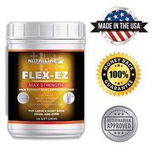 Load image into Gallery viewer, Nutriline Labs Hip and Joint Supplement for Dogs, Chondroitin Chewable and Glucosamine for Dogs, MSM and Turmeric Dog Vitamins and Supplements, MAX Strength Large/Giant Breeds (150 Soft Chews)