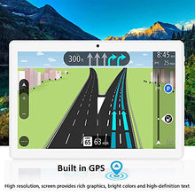 Load image into Gallery viewer, Tablet 10.1 inch Android Tablet with 2GB+32GB, 3G Phone Tablets & Dual Sim Card & 2MP+ 5MP Dual Camera, Quad Core Processor, 1280x800 IPS HD Display,GPS, FM (Silver)