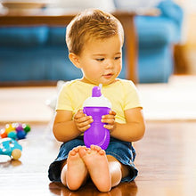 Load image into Gallery viewer, Munchkin Click Lock Flip Straw Cup, Pink/Purple, 9 Ounce, 2 Count