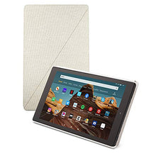 Load image into Gallery viewer, Fire HD 10 Tablet (32 GB, White, With Special Offers) + Amazon Standing Case (Sandstone White) + 15W USB-C Charger