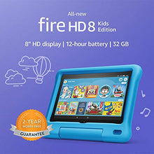 Load image into Gallery viewer, All-new Fire HD 8 Kids Edition tablet, 8" HD display, 32 GB, Blue Kid-Proof Case