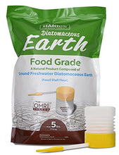 Load image into Gallery viewer, HARRIS Diatomaceous Earth Food Grade, 5lb with Powder Duster Included in The Bag