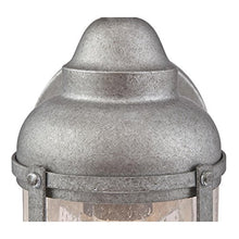 Load image into Gallery viewer, Westinghouse Lighting 6357700 Rezner One-Light, Galvanized Steel Finish with Clear Seeded Glass Outdoor Wall Fixture