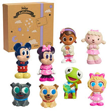 Load image into Gallery viewer, Disney Junior Music Lullabies Bath Toy Set, Includes Mickey Mouse, Minnie Mouse, Bingo, Rolly, Doc McStuffin, Lambie, Kermit, and Piggy Water Toys, Amazon Exclusive, by Just Play