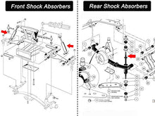 Load image into Gallery viewer, Roykaw Club Car DS Shocks Front and Rear Shock Absorbers for Club Car DS G&E 1988-up,Precedent G&E 2004-up,for 88-08 Electric 97-08 Gas Model