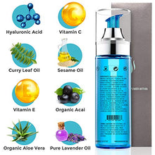 Load image into Gallery viewer, Onsen Japanese Aloe Vera Face Wash - Premium Nightly Facial Cleanser for Makeup Removal, Heals Dry & Sensitive Skin, Hyaluronic Acid, Curry Leaf Oil, Vitamin C & E, Gel Cleanser - 5.6 fl oz/165 ml