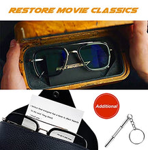 Load image into Gallery viewer, 2PCS Spider Man Sunglasses Retro Square Metal Frame for Men Women Sunglasses Classic Edith Cosplay Tony Stark Small Size