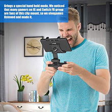 Load image into Gallery viewer, OIVO Pro Controller Clip Mount Compatible with Nintendo Switch/Switch Lite, Adjustable Clip Clamp Holder Mount